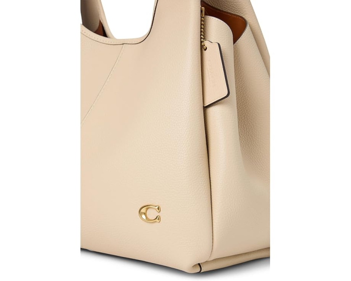 Сумка через плечо COACH Polished Pebble Leather Lana из полированной кожи