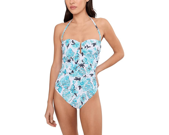 Купальник Lilly Pulitzer Farlee с запахом и чашками