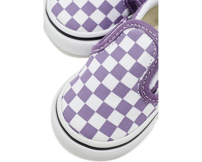 Детские кеды Vans Slip-On V клетчатые без шнуровки