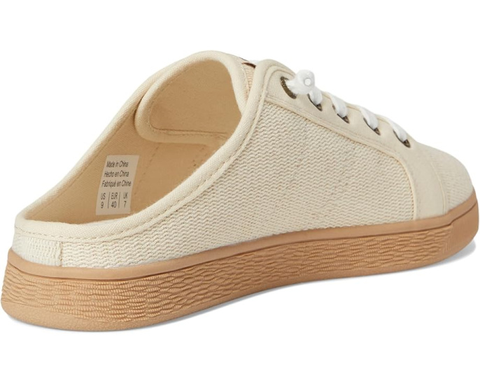 Кроссовки Roxy Sunny Stroll на шнуровке из хлопка