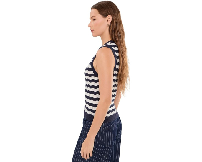Топ Everyday Chevron Knit Shells Sanctuary с волнистым узором
