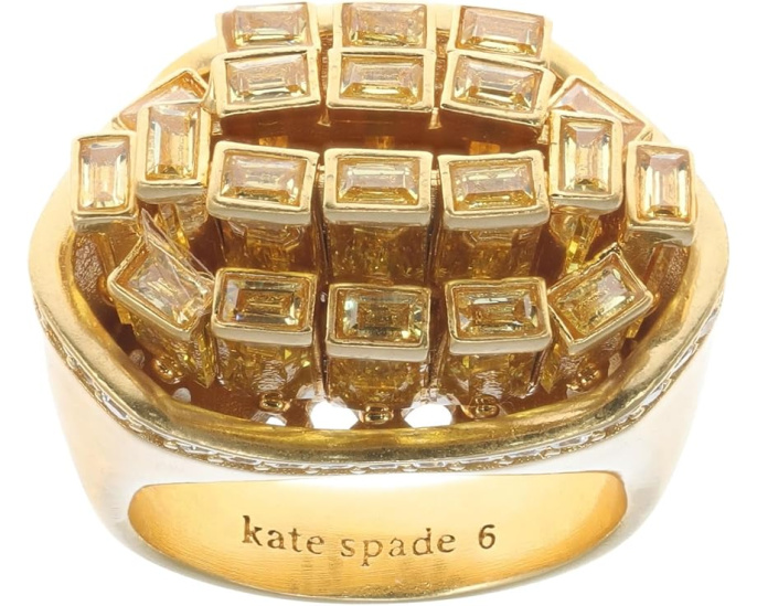Кольцо Kate Spade New York What A Snack с фианитами