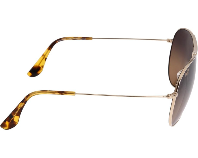 Солнцезащитные очки Maui Jim Mavericks в авиаторском стиле с линзами PolarizedPlus2