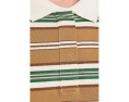 Поло KUT from the Kloth Livvy Stripe Knit с воротником
