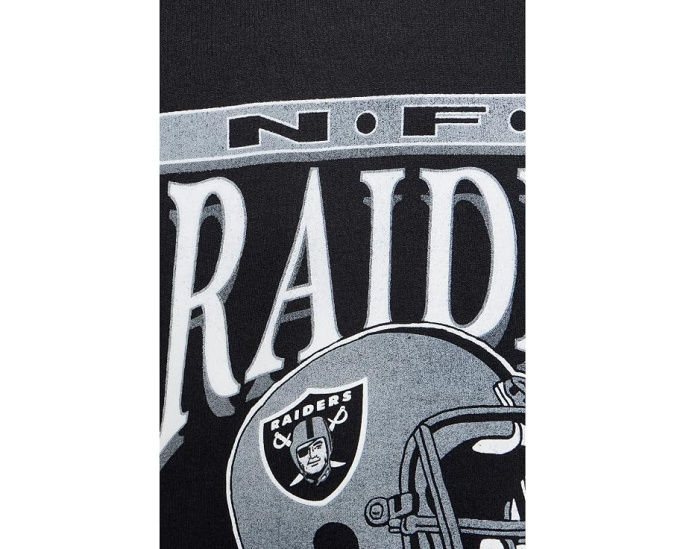 Толстовка NFL Las Vegas Raiders Helmet Flea Market Crew Fleece