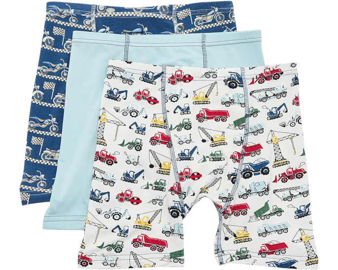 Набор из 3 боксеров Kickee Pants для мальчиков с принтом