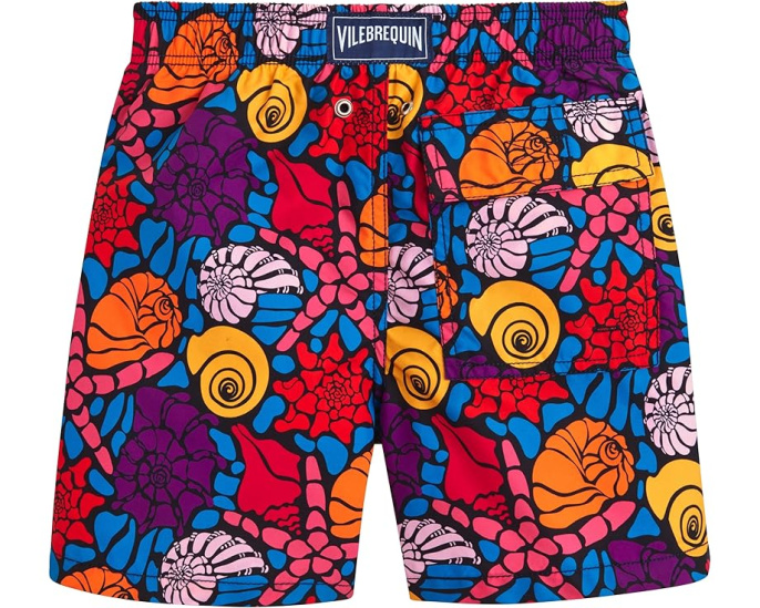 Шорты Vilebrequin Kids Noumea Sea Shell Jim для пляжа