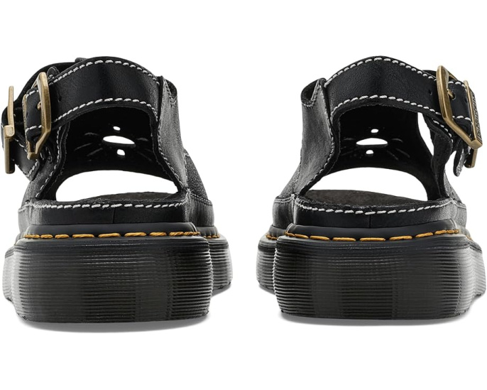 Сандалии Dr. Martens Dunnet Flower с вырезом в виде цветка на платформе