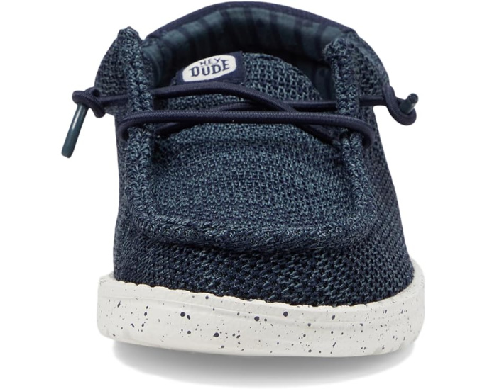 Детские слипоны Hey Dude Wally Stretch Sox с эластичными шнурками