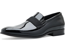 Florsheim Лоферы Tux Plain Toe Strap Slip-On в черном лаковом цвете