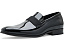 Florsheim Лоферы Tux Plain Toe Strap Slip-On в черном лаковом цвете