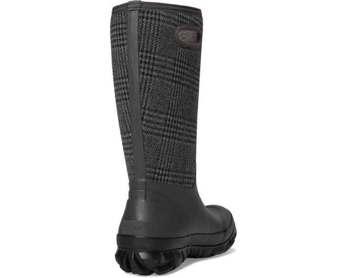 Зимние сапоги Bogs Whiteout Plaid с флисовой подкладкой и подошвой GlacialGrip