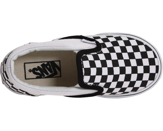 Кеды Vans Classic Slip On Core для малышей в шахматную клетку