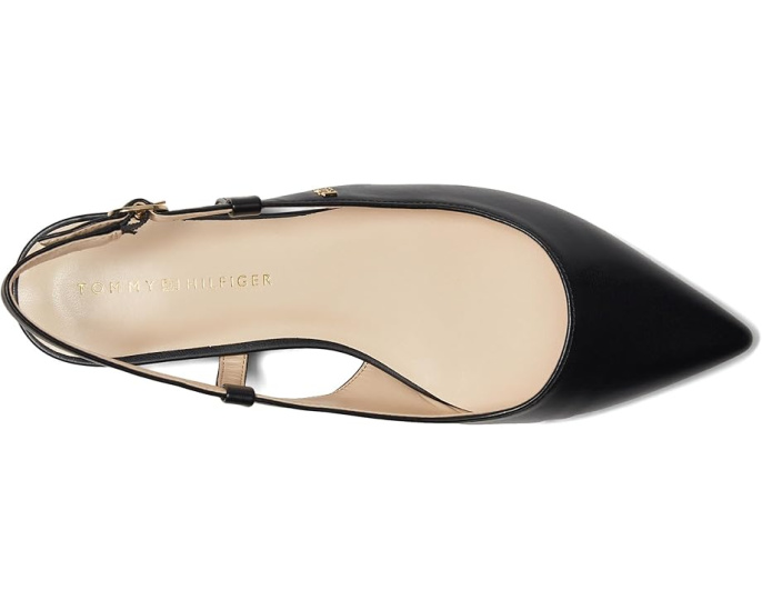 Балетки Vamina Slingback от Tommy Hilfiger на низком каблуке