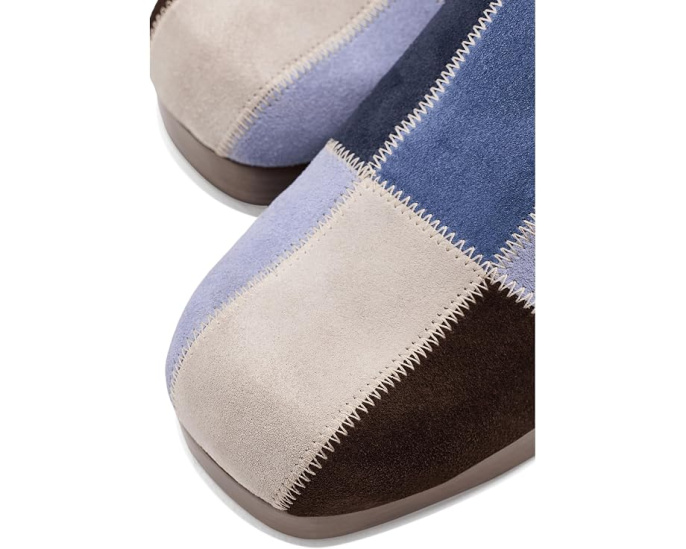 Сабо Campus Clog Patchwork Frye с лоскутным верхом Бирюзовый