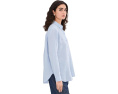 Длинная рубашка Eileen Fisher из органического льна с классическим воротником