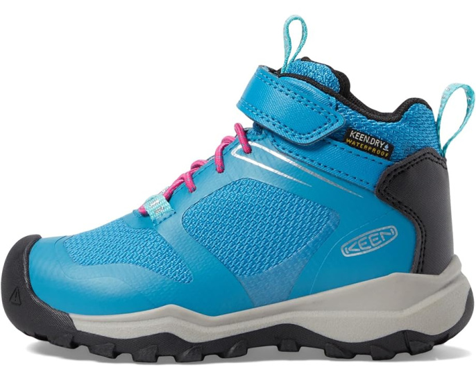 Водонепроницаемые ботинки KEEN Wanduro Mid для малышей с кожаным верхом