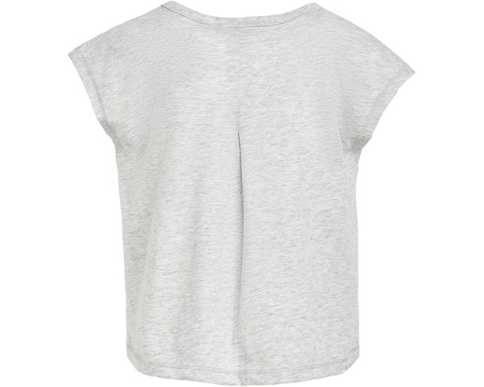 Комплект adidas Kids Back Pleated Heather Tee Mesh Short Set с логотипом и плиссировкой