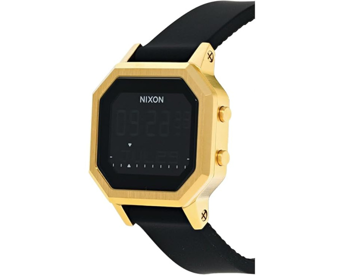 Наручные часы Nixon Siren SS с функцией приливов и силиконовым ремешком