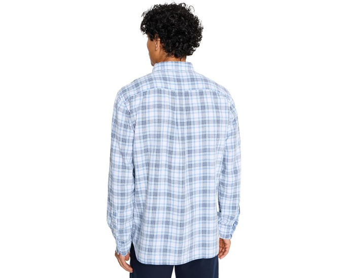 Рубашка Vineyard Vines Sandstone Plaid Island Cotton из хлопка в клетку