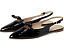 Jack Rogers Босоножки Lennox Flat Sling с металлическим эффектом на ремешке