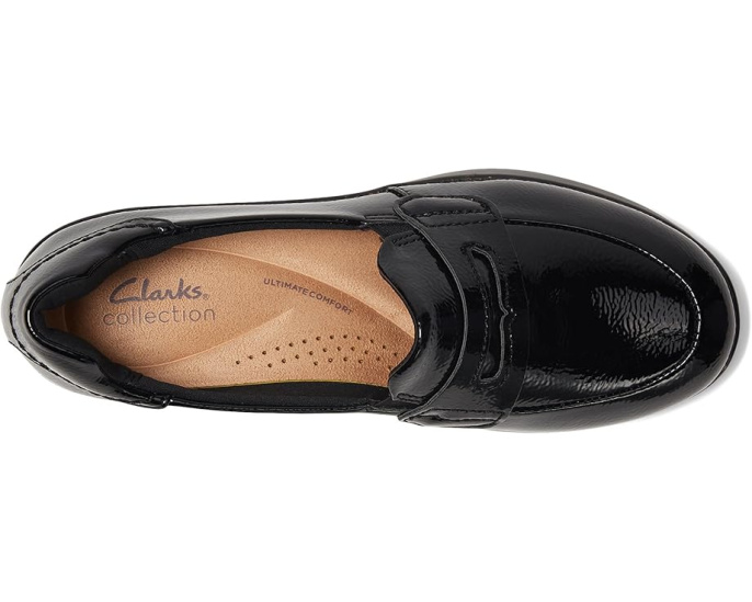 Туфли Clarks Ellowyn Penny с круглым носком и резиновой подошвой