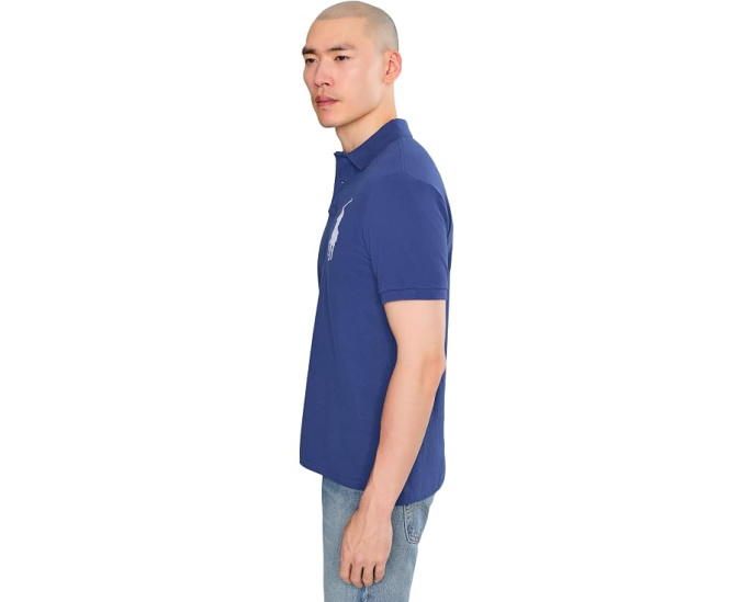 Поло Polo Ralph Lauren Custom Slim Fit Big Pony из хлопка