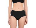 Hanky Panky BreatheSoft черные трусы стринги с высокой посадкой 3 шт
