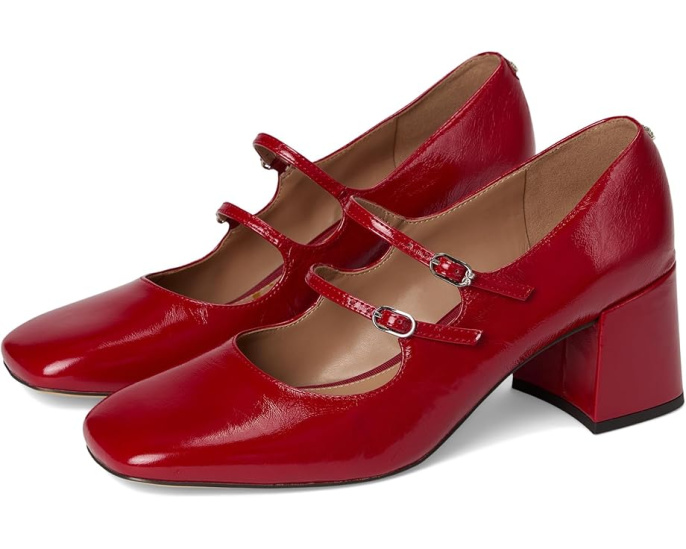 Босоножки на каблуке Sam Edelman Sarah с квадратным носком и двумя ремешками