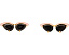 Серьги Sunglasses Studs с эмалевым акцентом и цирконием