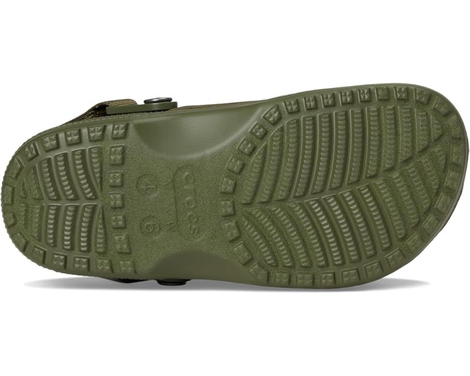 Кроксы Crocs Classic Crafted Vegan Suede Clogs с ремешком и стелькой Croslite