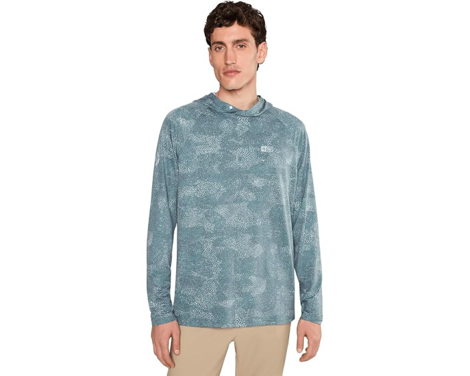 Худи Salty Crew Mariner Lite UV Hood на кнопках с защитой UPF 50+