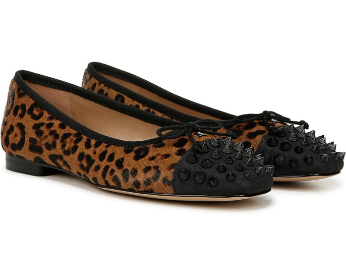 Балетки Monet с шипами на мыске и квадратным носком Sam Edelman