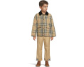 Брюки Sheldon в клетку от Burberry Kids с прямым кроем