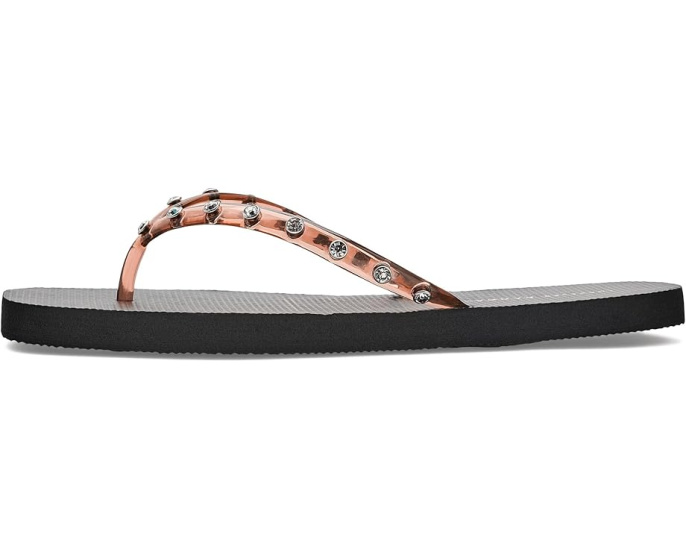 Шлепанцы Loeffler Randall Taryn из прозрачного материала со стразами