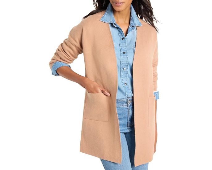 Petite Sunset Breeze Reversible Knit Jacket