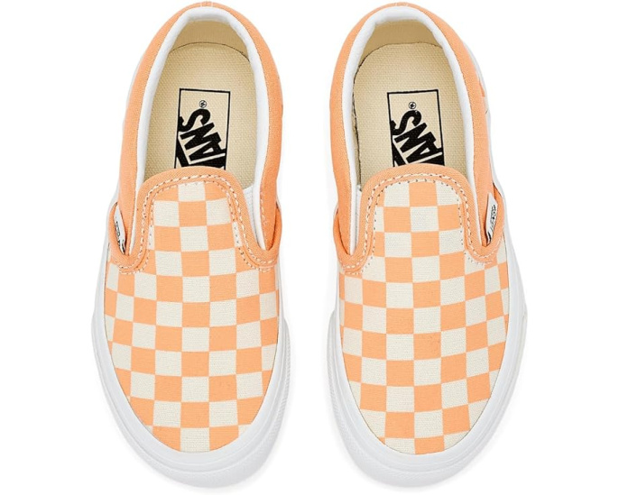 Кроссовки Vans Kids Old Skool V Wave с двойными липучками и усиленным мыском для малышей