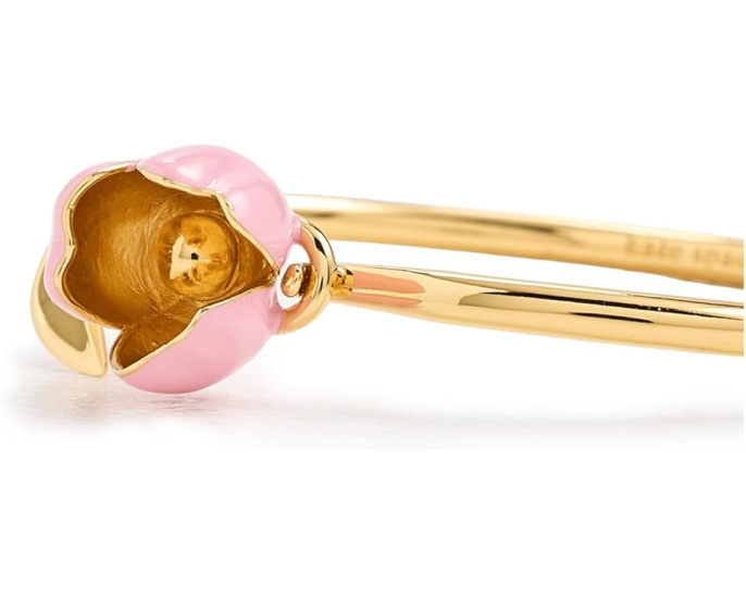 Браслет Kate Spade New York Golden Bloom Bangle с фианитами