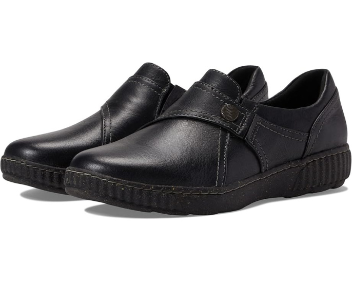 Clarks лоферы Caroline Pearl с миндальным носком и стелькой OrthoLite