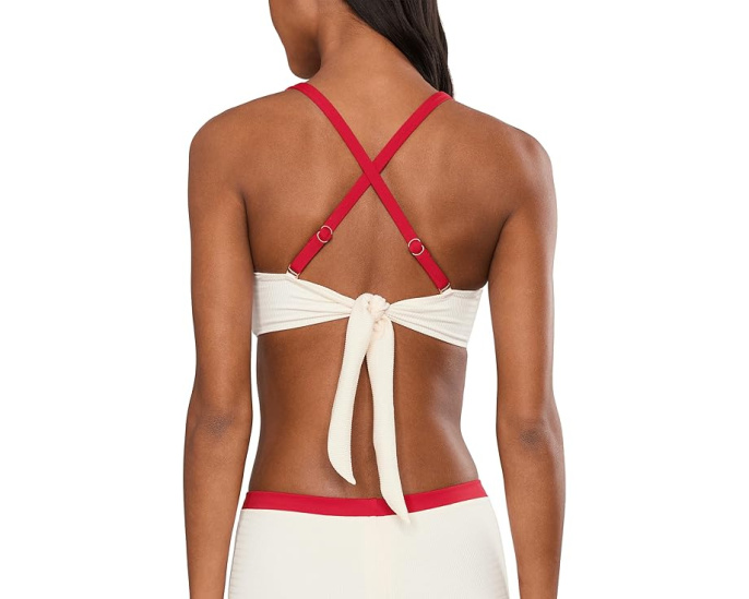 Бралетт Bandwave Multi Fit Trim Front Seafolly в полоску