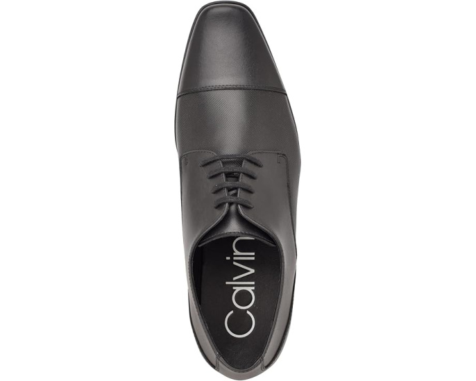 Туфли-оксфорды Calvin Klein Bram с удлиненным мысом и наборным каблуком