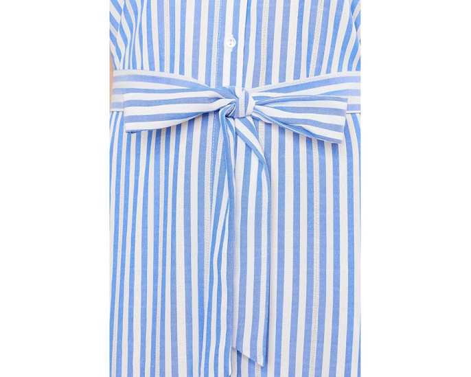 Vince Camuto сарафан макси на пуговицах с поясом Blue Cloud