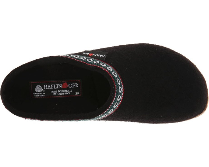 Клоги Haflinger GZ Classic Grizzly с войлочным верхом