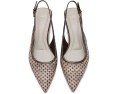 Лодочки A-Amelie 2 Slingback с текстильным верхом и острым носком