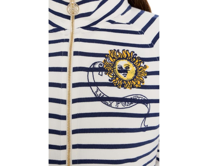 Lilly Pulitzer Свитшот Skipper Popover с вышивкой