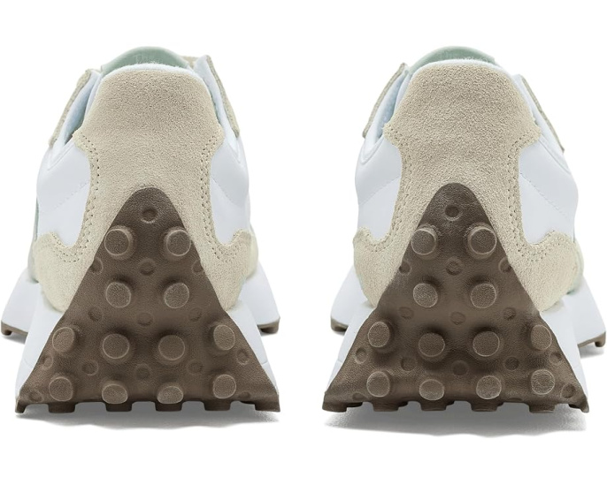 Кроссовки New Balance Classics 327 из замши и сетки с массивным логотипом