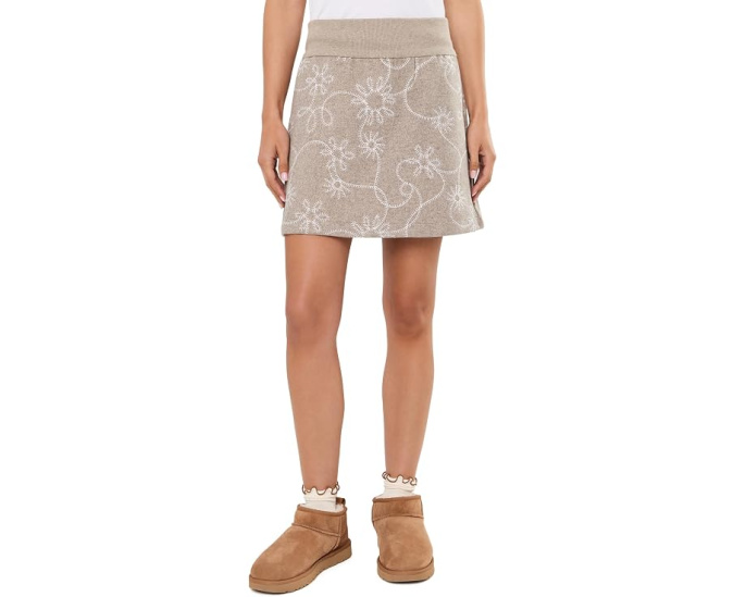 Botanic Embroidered Skirt