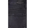 Anessa With Twisted Outseam Panel Raw Hem In Ink Black