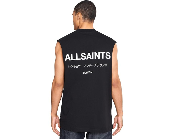 AllSaints майка Underground Sleeveless Crew без рукавов