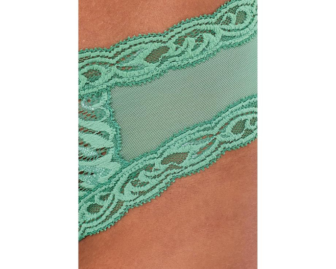 Трусы хипстеры Feathers с кружевными вставками Natori
